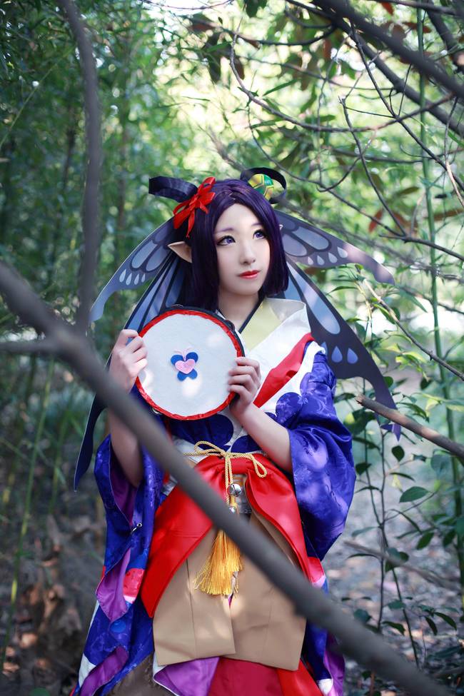 Cosplay福利/阴阳师梦境世界的蝴蝶精cosplay图片