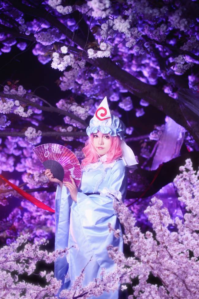 Cosplay福利/东方Project西行寺幽幽子cos美女图片