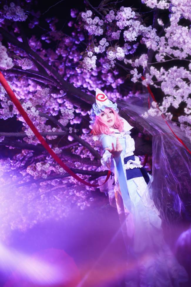 Cosplay福利/东方Project西行寺幽幽子cos美女图片