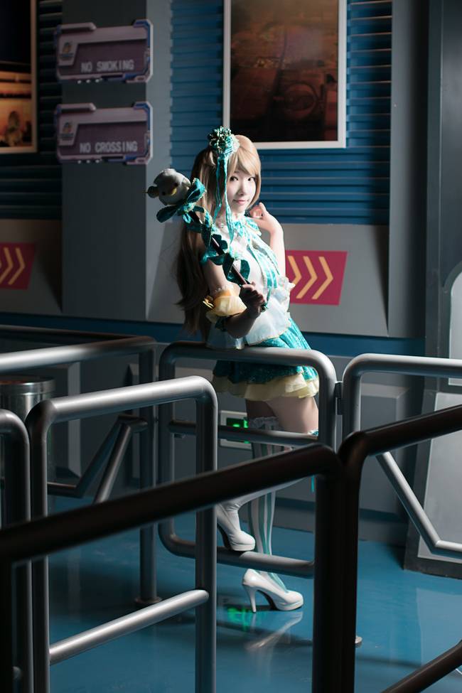 Cosplay福利/可爱萝莉lovelive南小鸟游乐园cosplay场照