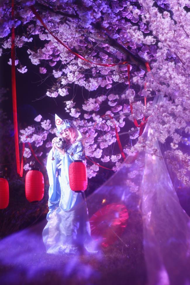 Cosplay福利/东方Project西行寺幽幽子cos美女图片