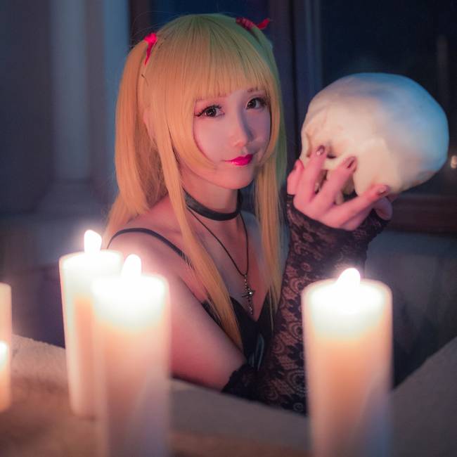 Cosplay福利/连衣裙美女死亡笔记弥海砂cosplay图片
