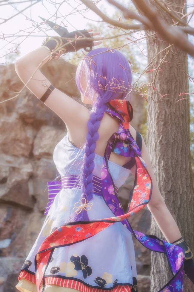 Cosplay福利/清纯美女LoveLive!东条希忍者觉醒cos美图