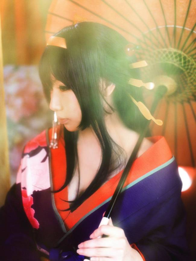 Cosplay福利/路人女主的养成方法霞之丘诗羽和服cos美女图片