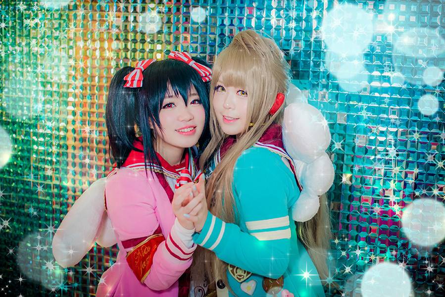 Cosplay福利/lovelive!姐妹花萝莉JK制服超萌cos图片