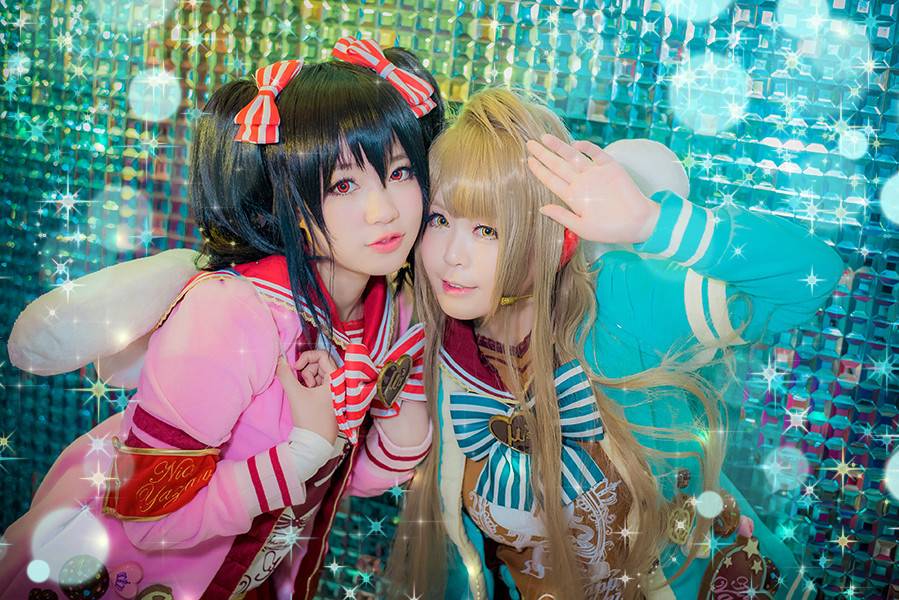 Cosplay福利/lovelive!姐妹花萝莉JK制服超萌cos图片