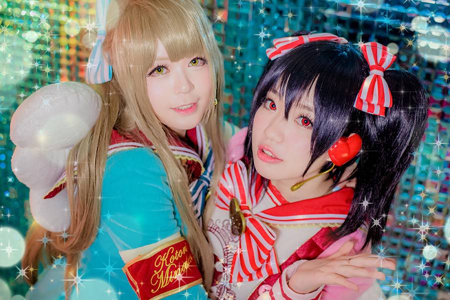 Cosplay福利/lovelive!姐妹花萝莉JK制服超萌cos图片