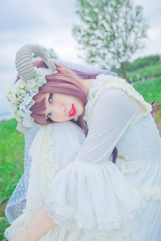 Cosplay福利/清纯美女户外婚纱唯美cosplay美图