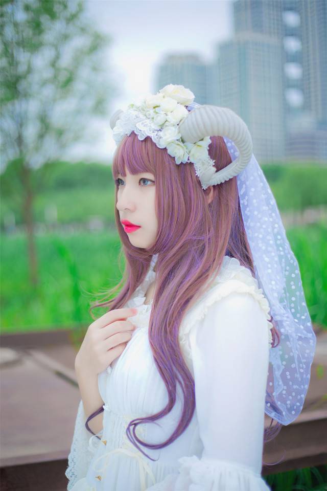 Cosplay福利/清纯美女户外婚纱唯美cosplay美图