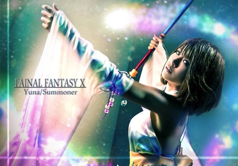 Cosplay福利/神还原最终幻想萌妹尤娜唯美cosplay美女写真