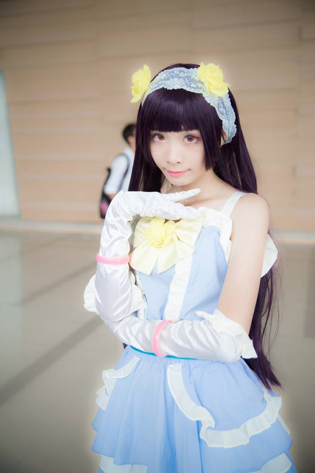 Cosplay福利/清纯美女美腿丝袜cosplay黑猫漫展图片