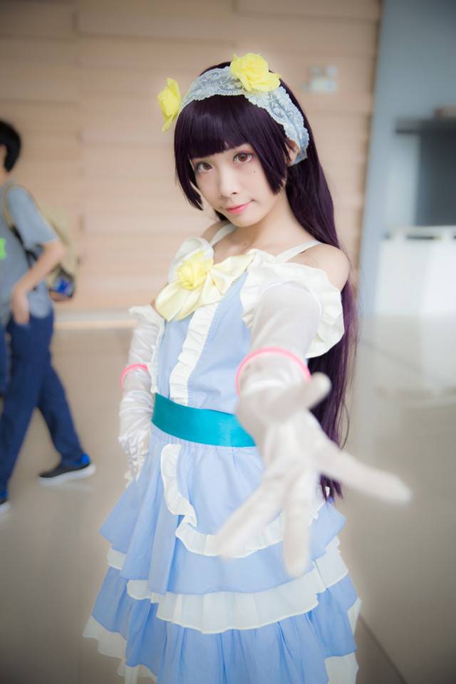 Cosplay福利/清纯美女美腿丝袜cosplay黑猫漫展图片