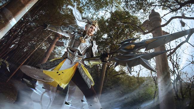 Cosplay福利/超高还原王者荣耀cosplay韩信帅气图片