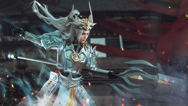 Cosplay福利/超高还原王者荣耀cosplay韩信帅气图片