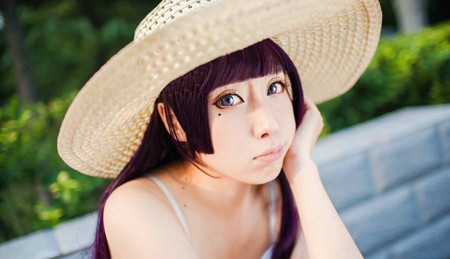 Cosplay福利/清纯美女户外唯美cosplay写真美图
