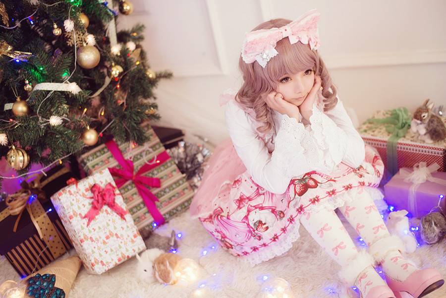 Cosplay福利/日本超人气模特益若翼动漫女主cosplay粉色系美图