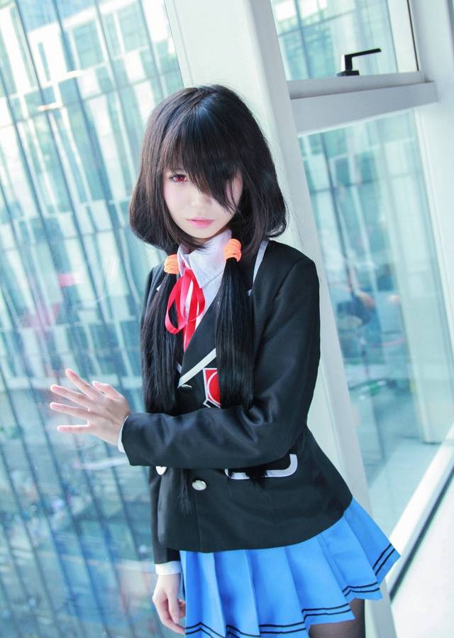 Cosplay福利/性感MM时崎狂三制服黑丝腿控福利cosplay美图