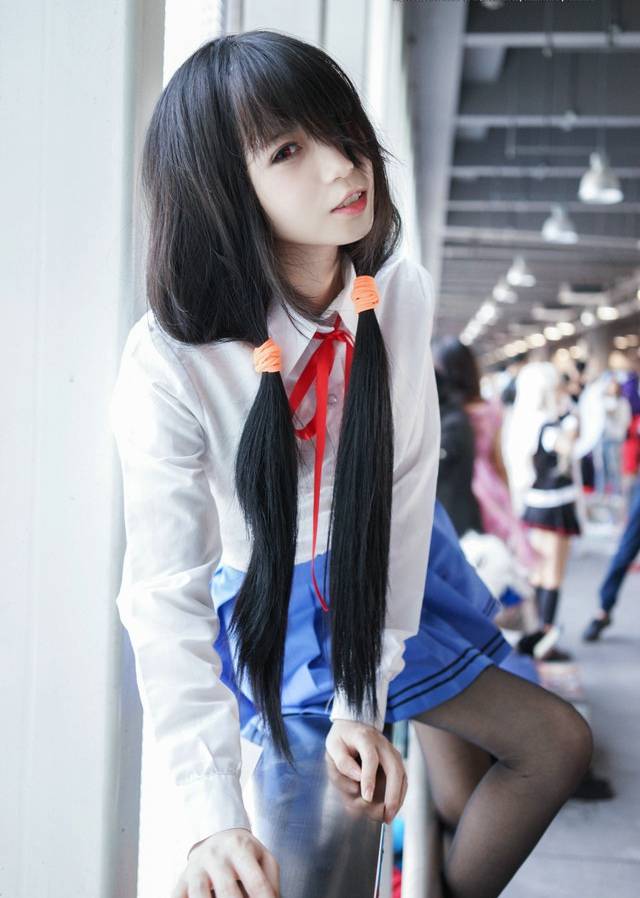 Cosplay福利/性感MM时崎狂三制服黑丝腿控福利cosplay美图