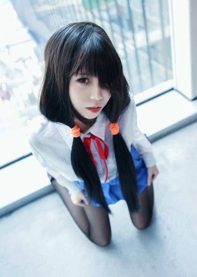 Cosplay福利/性感MM时崎狂三制服黑丝腿控福利cosplay美图