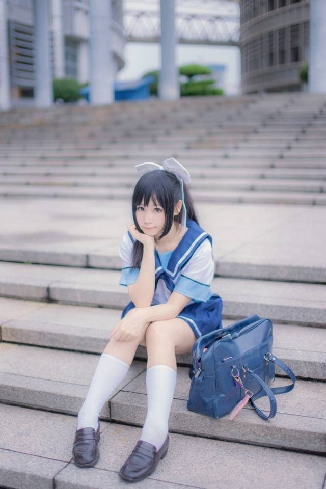 Cosplay福利/制服校园少女短裙cosplay唯美图片