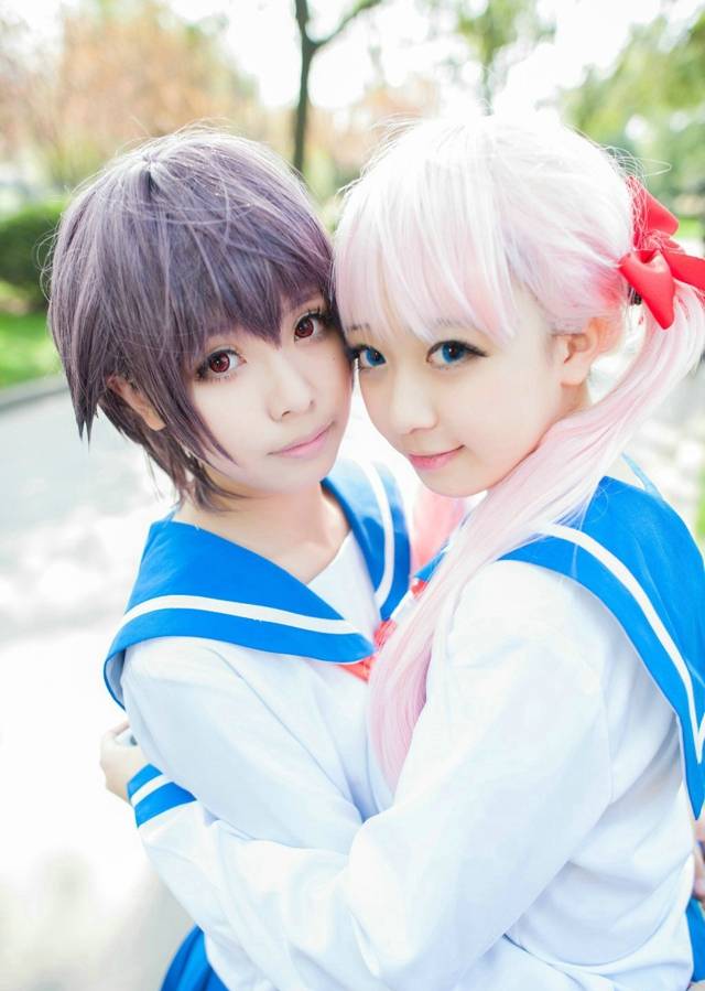 Cosplay福利/麻将少女萝莉水手服白丝袜唯美cos图片
