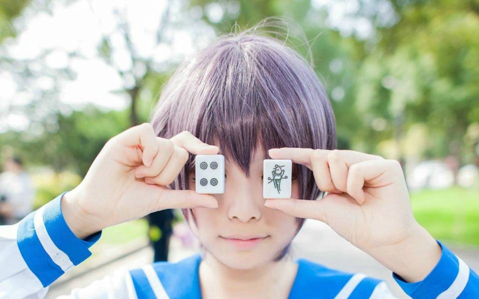 Cosplay福利/麻将少女萝莉水手服白丝袜唯美cos图片