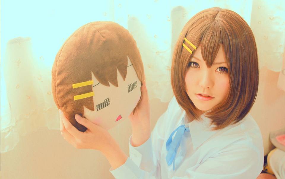 Cosplay福利/轻音少女cosplay平泽唯显制服萝莉美图