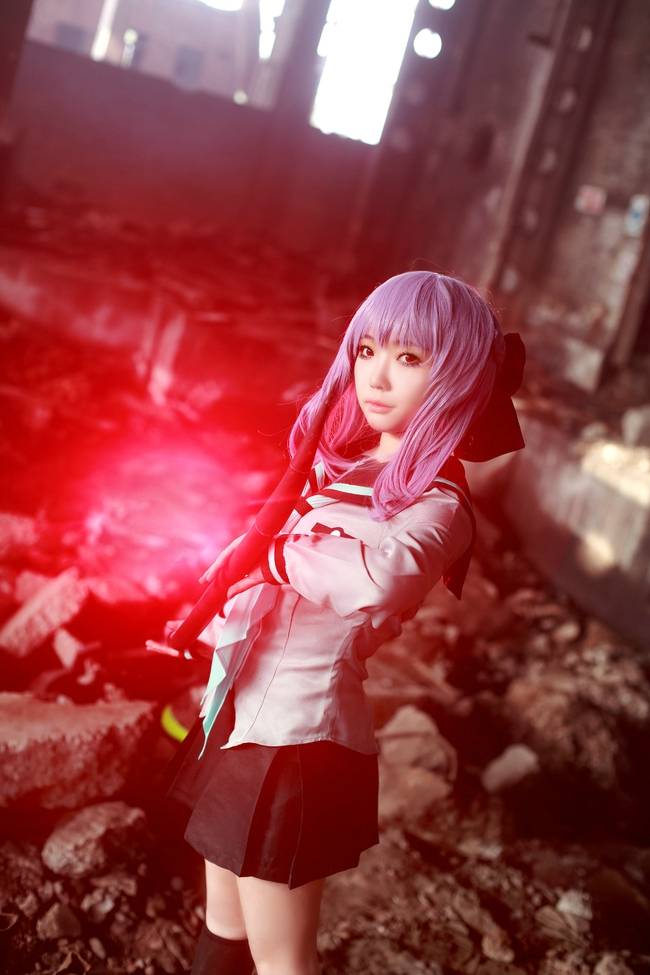 Cosplay福利/制服短裙萝莉终结的炽天使女主柊筱娅cosplay图片