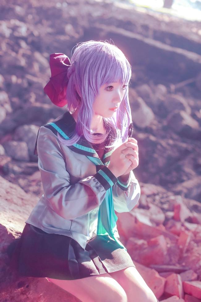 Cosplay福利/制服短裙萝莉终结的炽天使女主柊筱娅cosplay图片