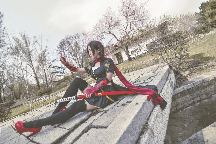 Cosplay福利/动漫刀剑乱舞加州清光cos美女图片