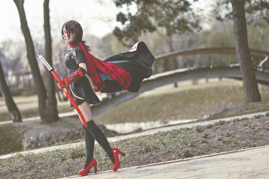 Cosplay福利/动漫刀剑乱舞加州清光cos美女图片