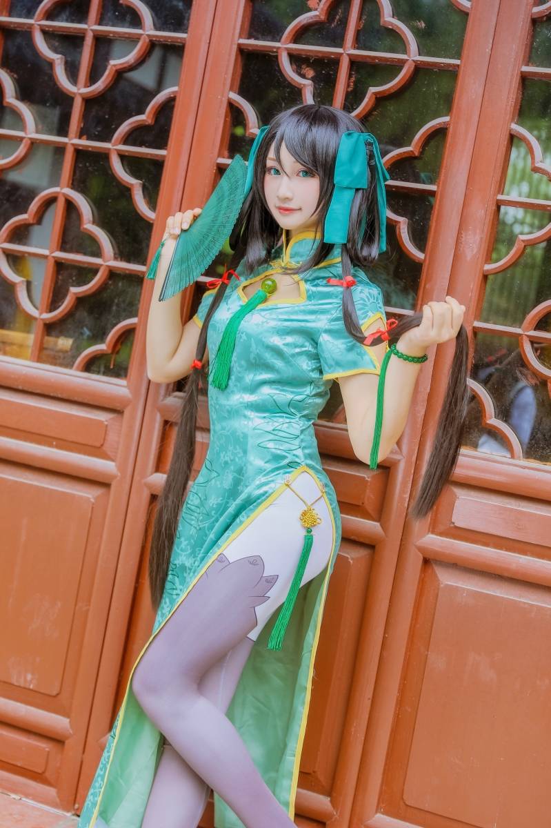 Cosplay福利/王者荣耀cosplay孙尚香同人旗袍美图