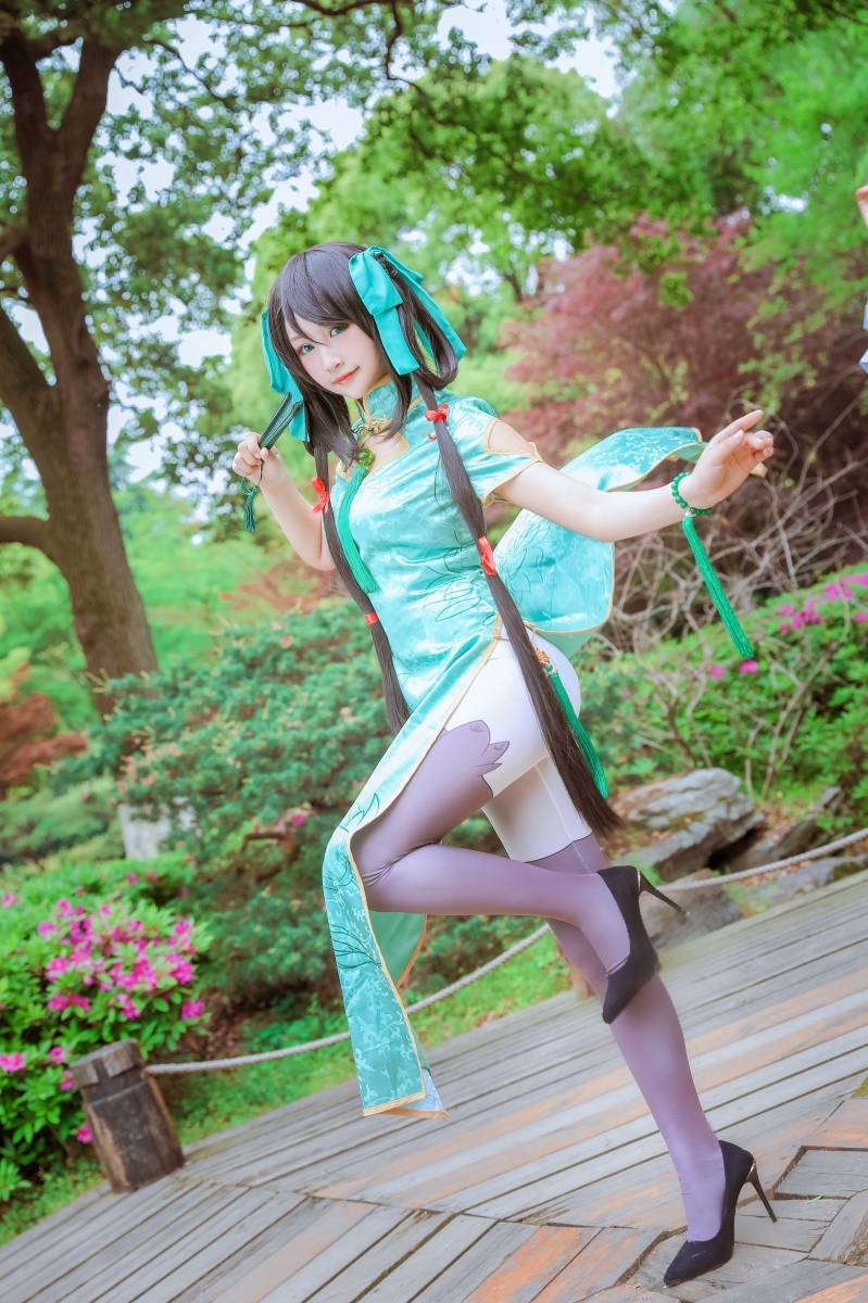 Cosplay福利/王者荣耀cosplay孙尚香同人旗袍美图
