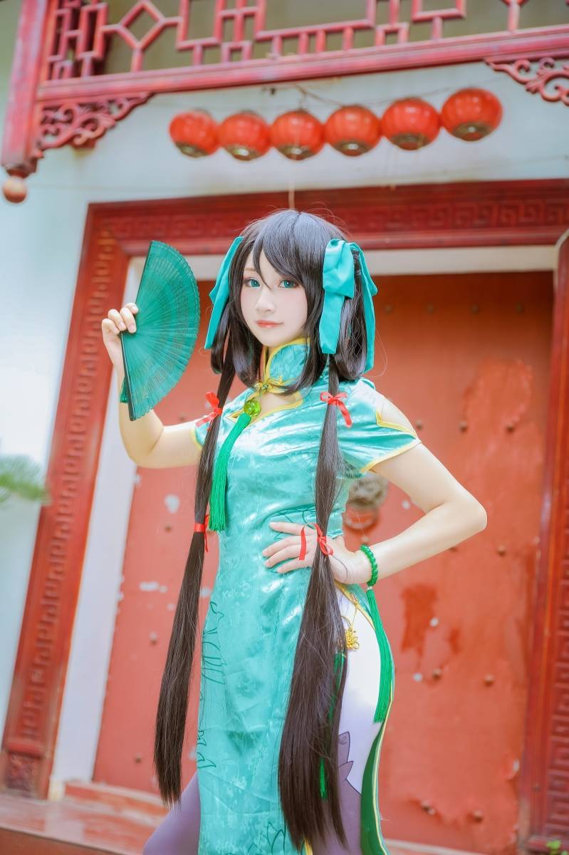 Cosplay福利/王者荣耀cosplay孙尚香同人旗袍美图