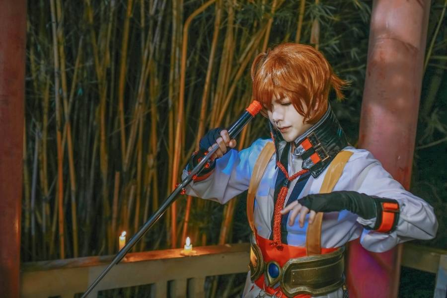 Cosplay福利/帅气小鲜肉王者荣耀cosplay李白图片