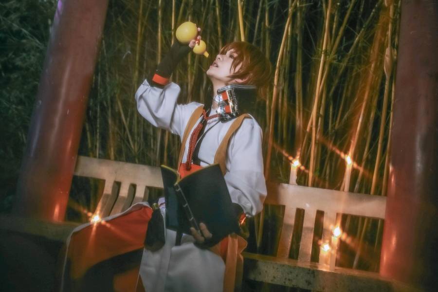 Cosplay福利/帅气小鲜肉王者荣耀cosplay李白图片