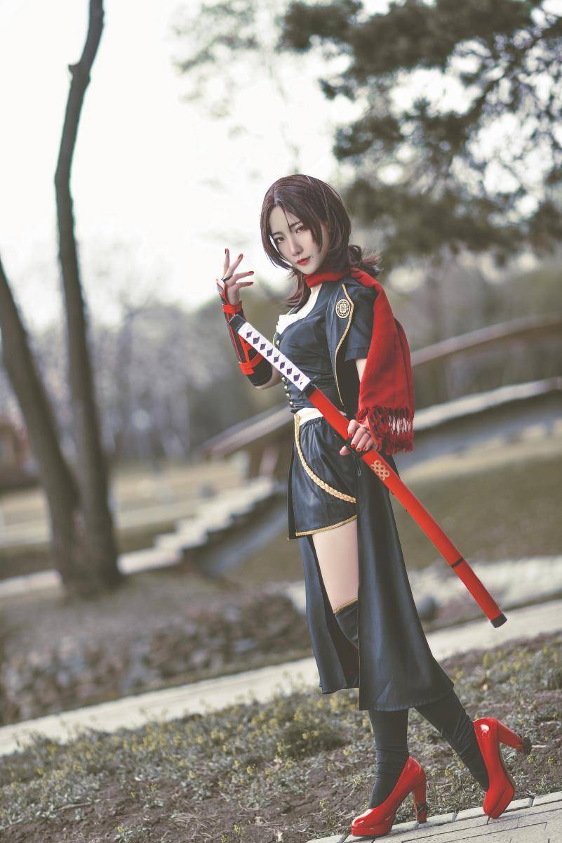 Cosplay福利/动漫刀剑乱舞加州清光cos美女图片