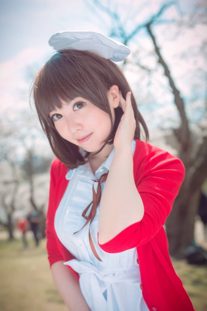 Cosplay福利/路人女主的养成方法加藤惠樱花系列唯美cosplay图片