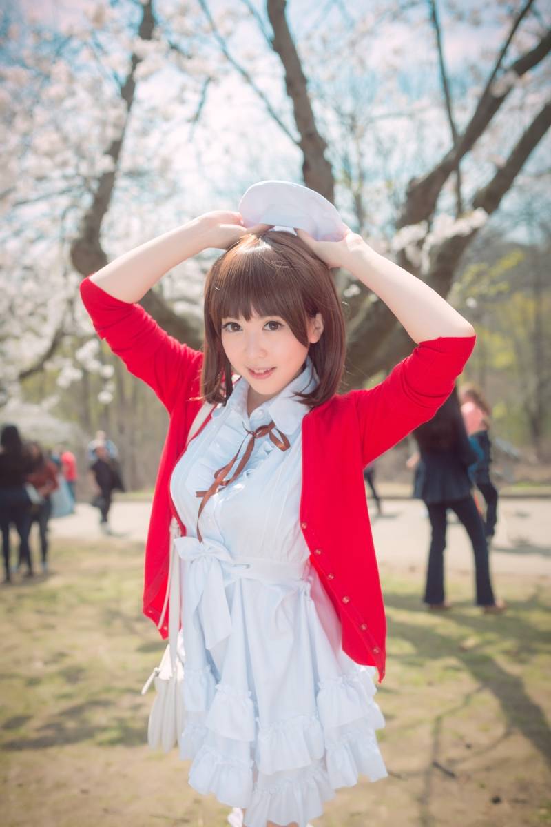 Cosplay福利/路人女主的养成方法加藤惠樱花系列唯美cosplay图片