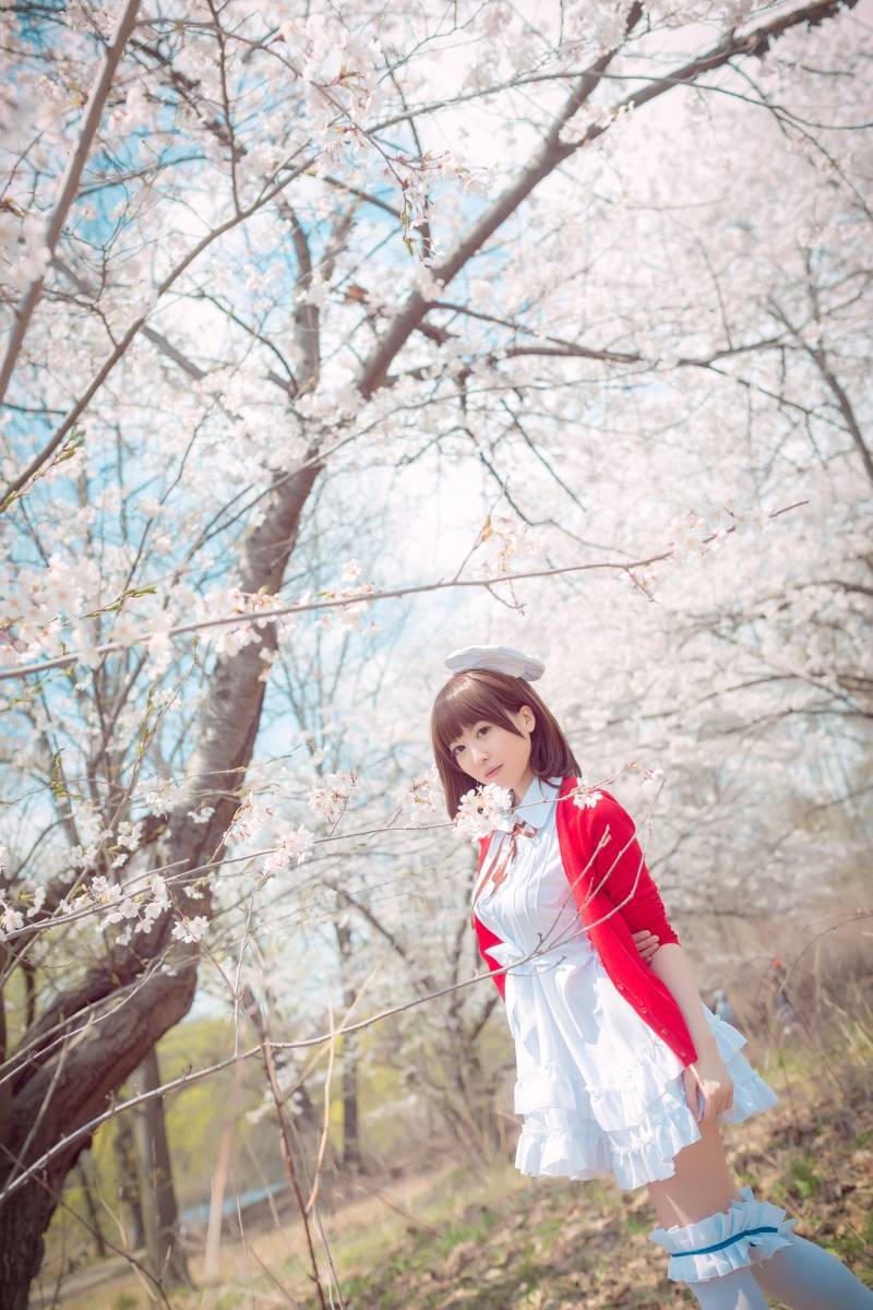 Cosplay福利/路人女主的养成方法加藤惠樱花系列唯美cosplay图片