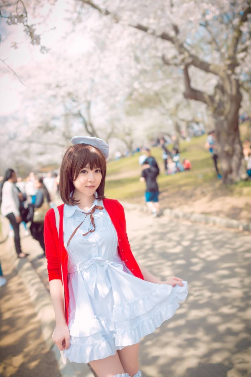 Cosplay福利/路人女主的养成方法加藤惠樱花系列唯美cosplay图片