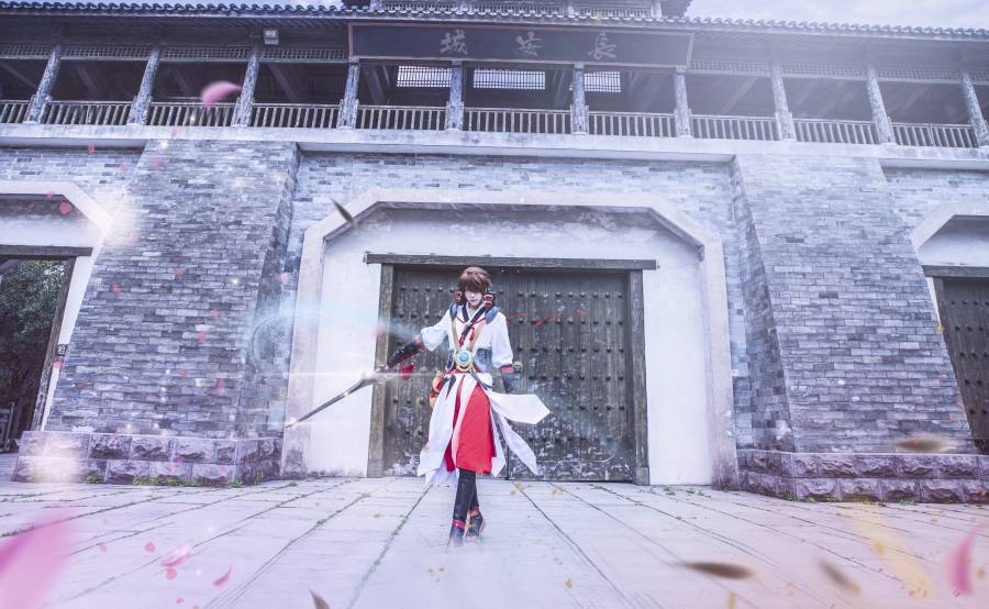 Cosplay福利/卡子酱日常王者荣耀cosplay李白图片