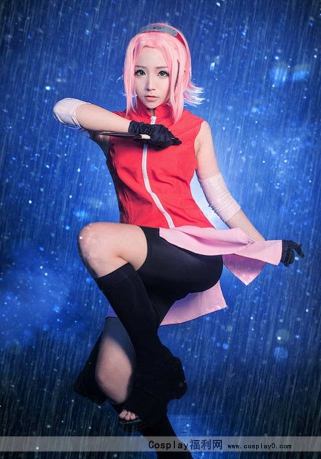 Cosplay福利/萌萌哒美少女火影忍者cosplay春野樱美图