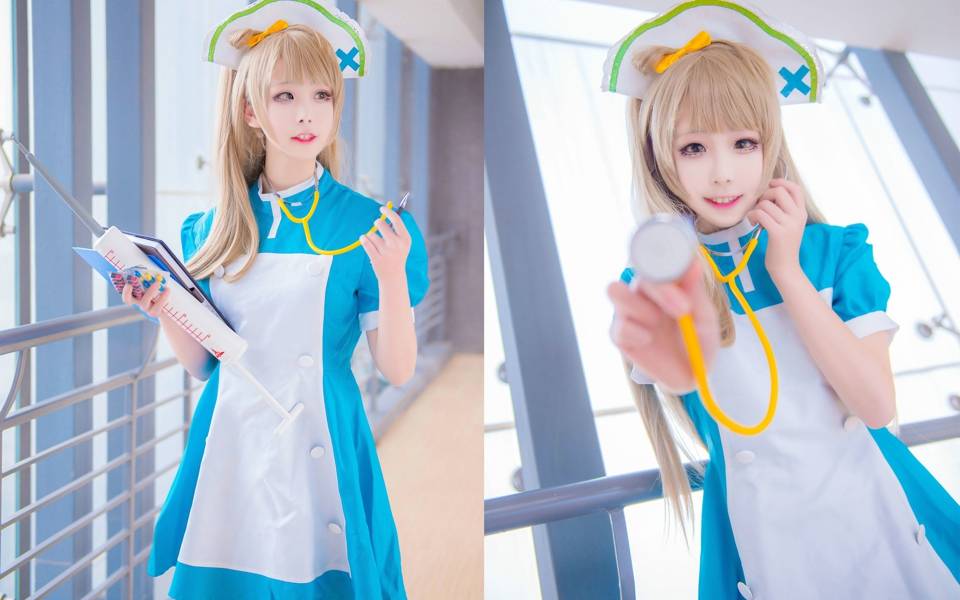 Cosplay福利/清纯美女cos南小鸟护士装唯美图片