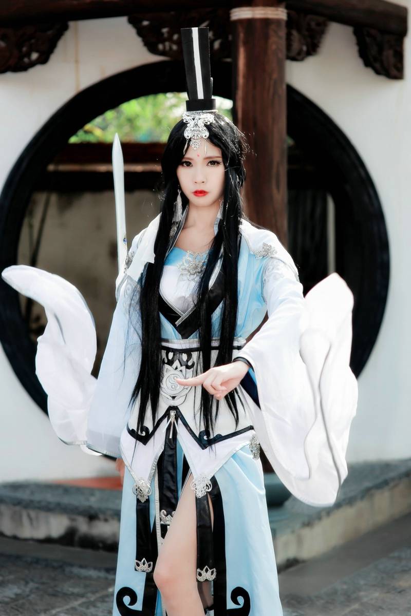 Cosplay福利/剑网3御姐纯阳成女同人古风唯美Cos图片