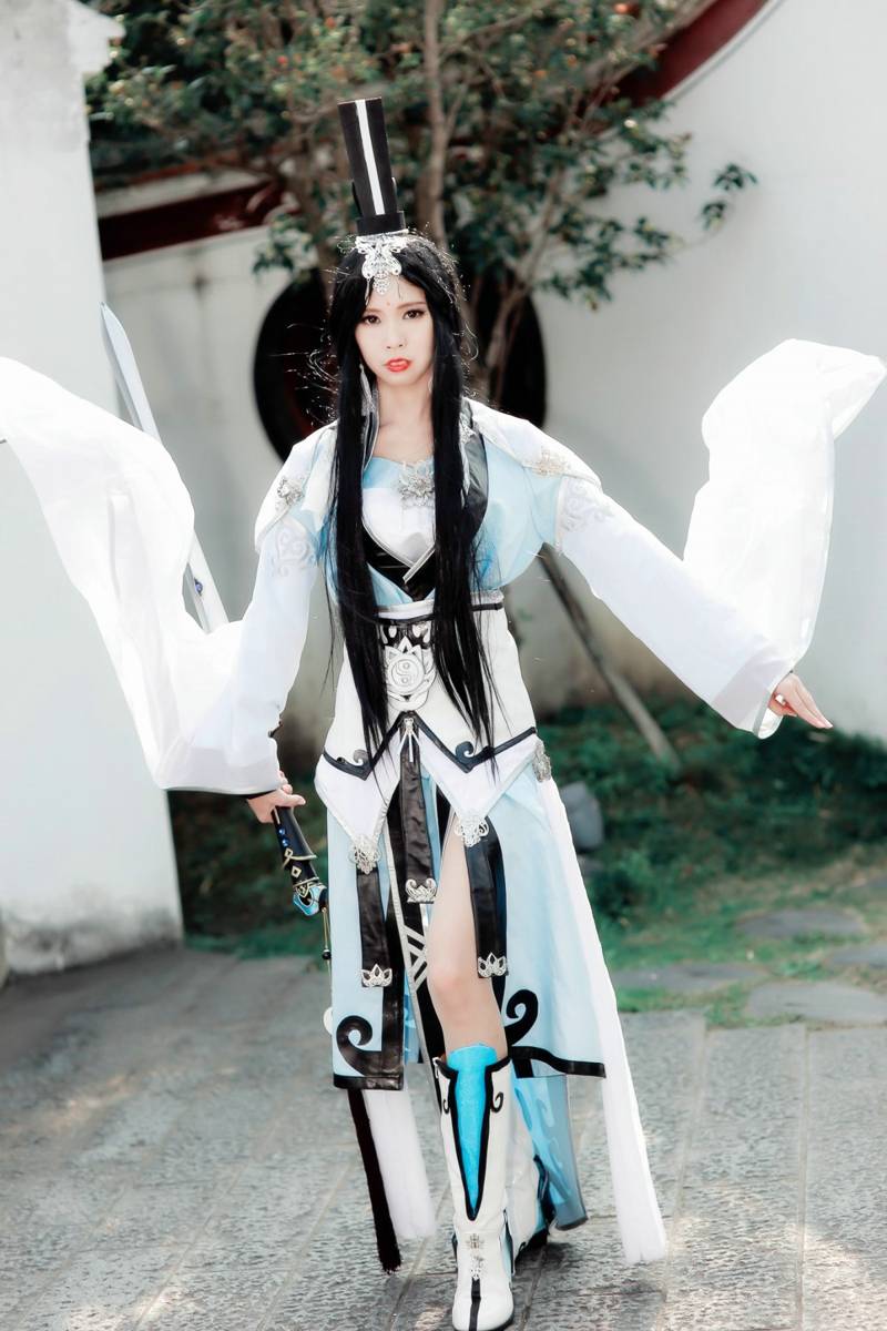 Cosplay福利/剑网3御姐纯阳成女同人古风唯美Cos图片
