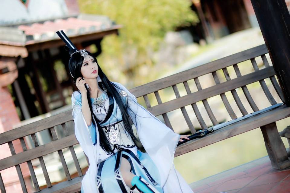 Cosplay福利/剑网3御姐纯阳成女同人古风唯美Cos图片