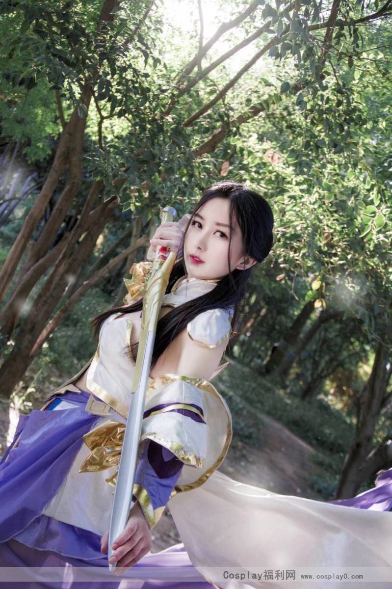 Cosplay福利/王者荣耀露娜紫霞仙子皮肤cosplay美女图片