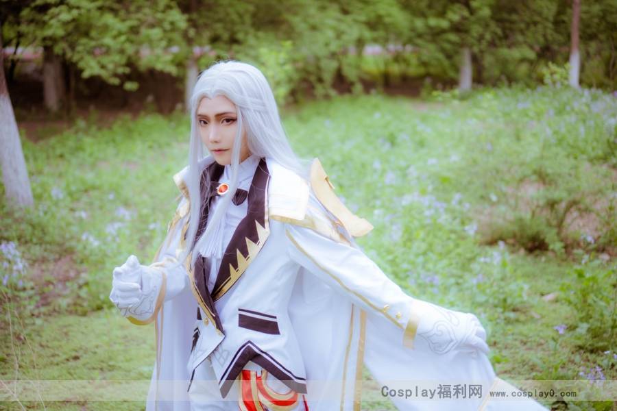 Cosplay福利/王者荣耀cosplay周瑜小乔纯白花嫁情人节真爱至上