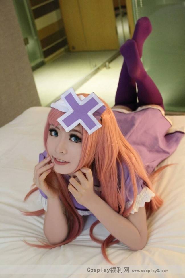 Cosplay福利/《VOCALOID》恋色病栋LUKA护士装Cos图片